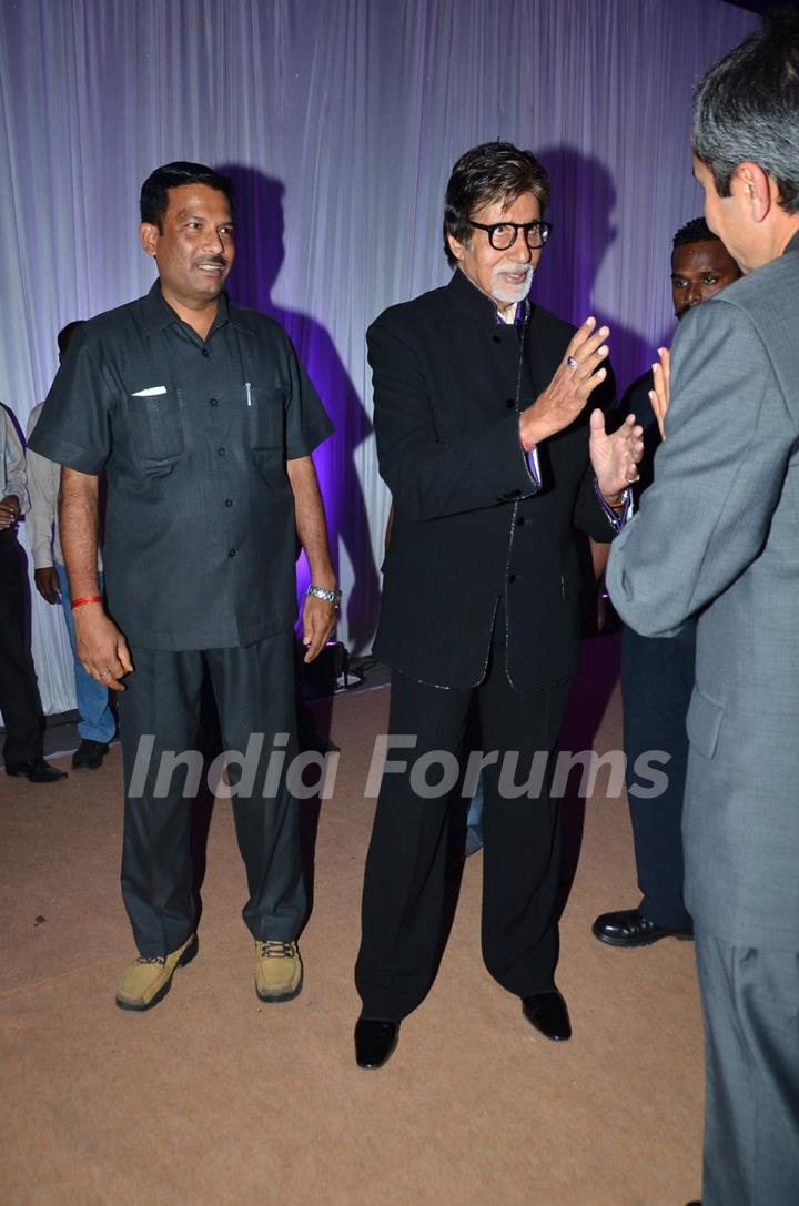 Amitabh Bachchan at Kush Sinha's Wedding Reception