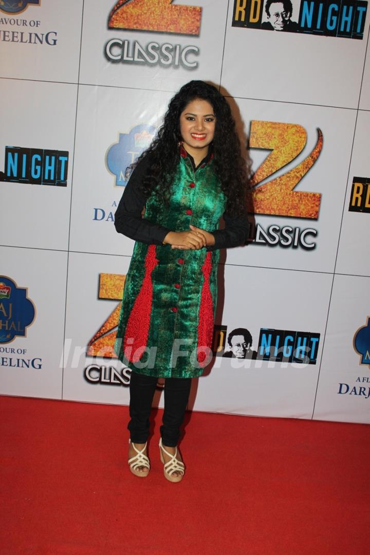 Anvesha Gupta poses for the media at the Celebration of 75 years of Musical Genius - R.D. Burman