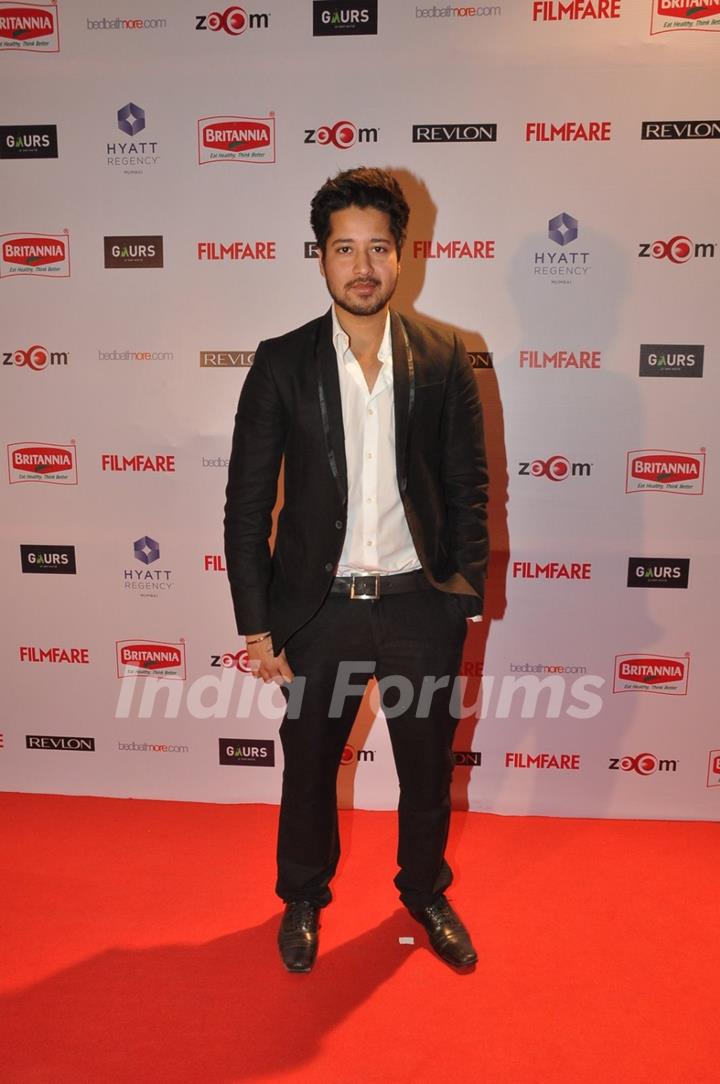 Rajat Barmecha poses for the media at Filmfare Nominations Bash