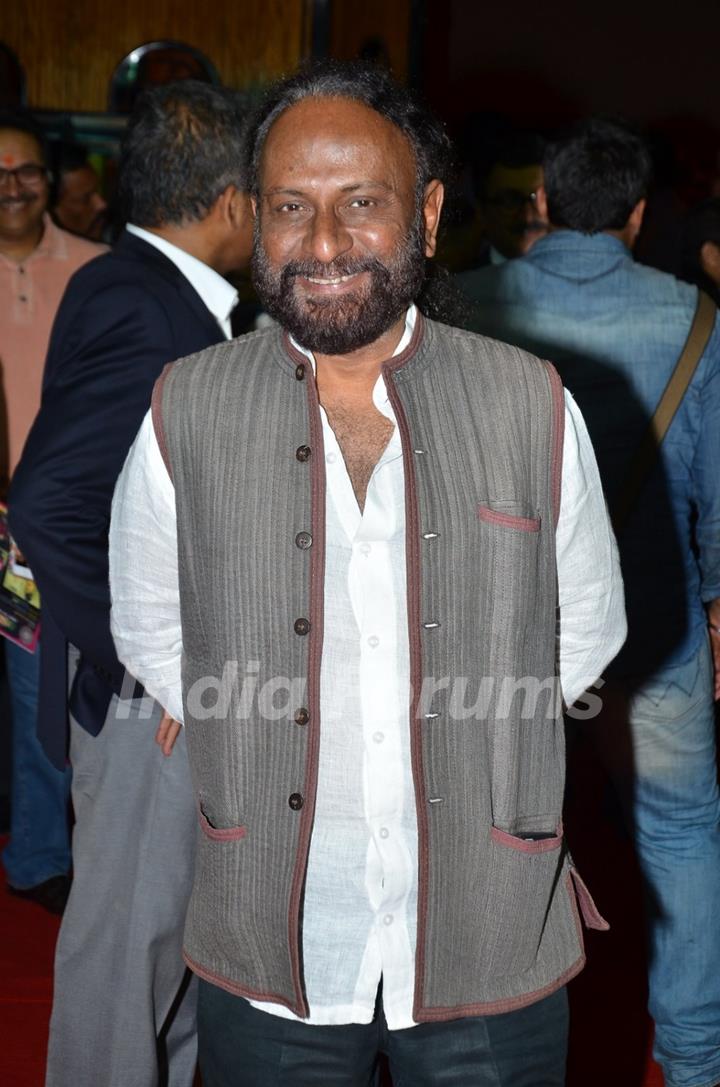 Ketan Mehta poses for the media at the Red Carpet Premier of Baby