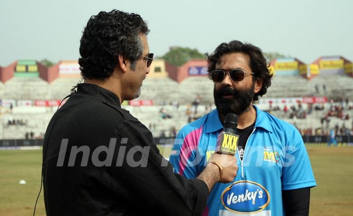 Bobby Deol was snapped at Mumbai Heroes Match at CCL