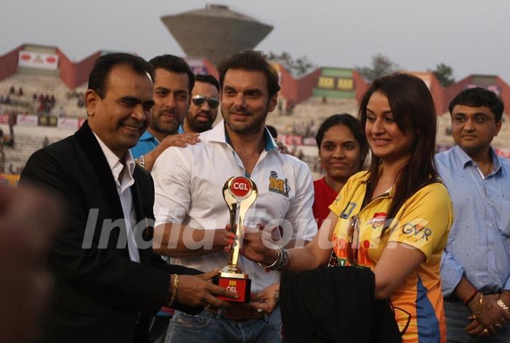 Sohail Khan was snapped at Mumbai Heroes Match at CCL