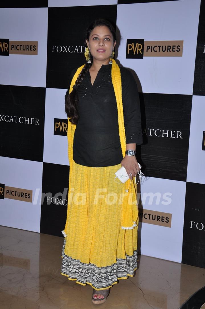 Sharbani Mukherjee at the Premiere of Foxcatcher