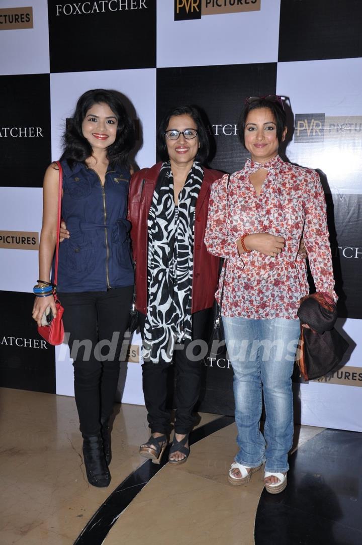 Rashmi Pitre & Divya Dutta at the Premiere of Foxcatcher