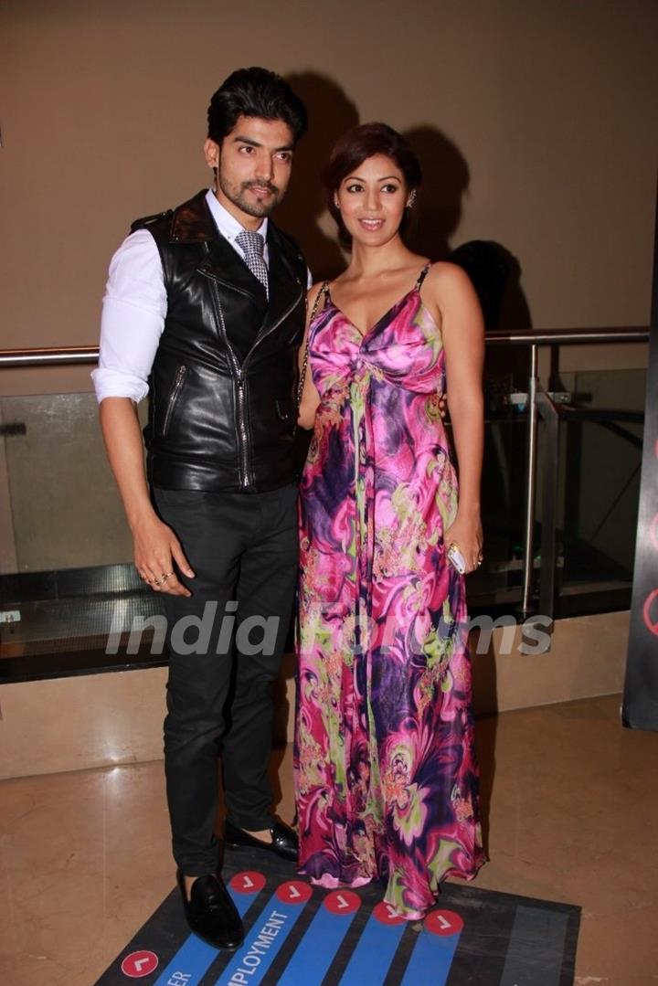 Gurmeet Choudhary & Debina Bonnerjee at the Special Screening of Khamoshiyan