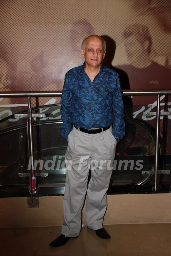 Mukesh Bhatt was at the Special Screening of Khamoshiyan