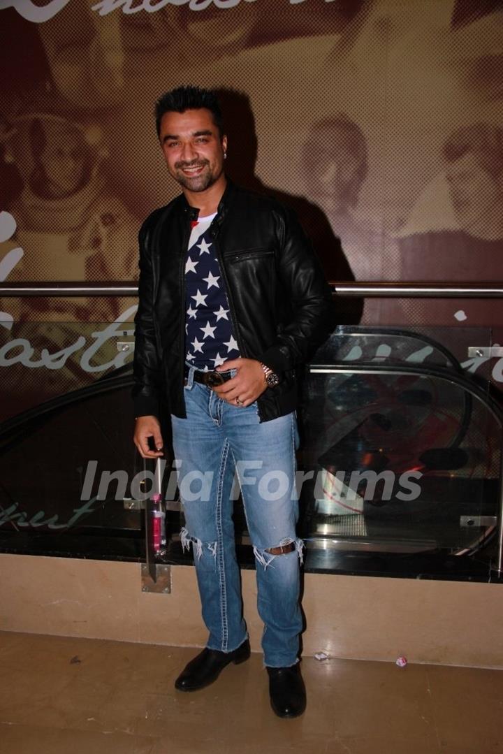 Ajaz Khan was at the Special Screening of Khamoshiyan