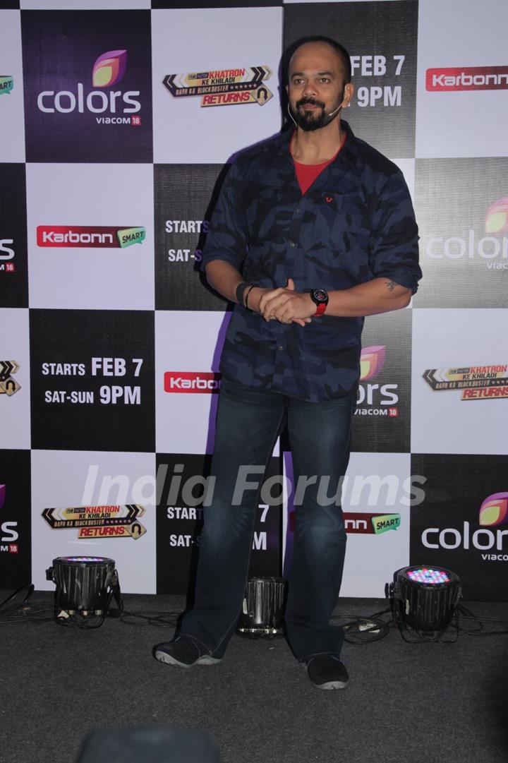 Rohit Shetty at the Launch of Khatron Ke Khiladi - Darr Ka Blockbuster Returns