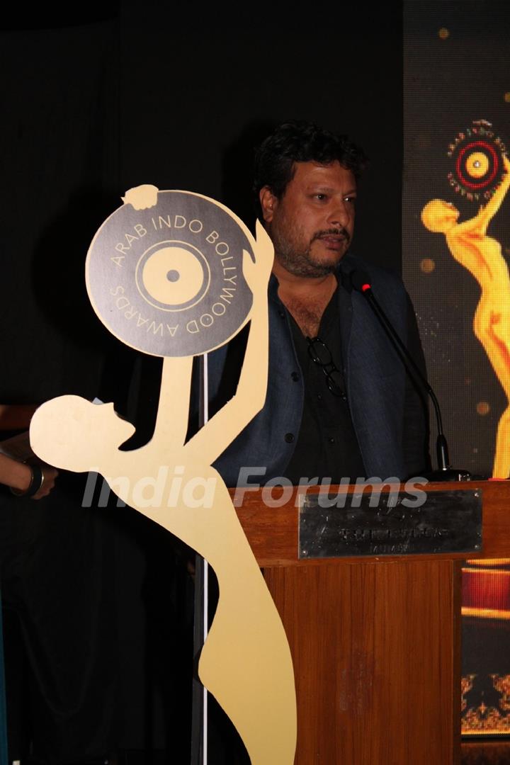 Tigmanshu Dhulia addresses the Arab Indo Bollywood Awards Press Meet