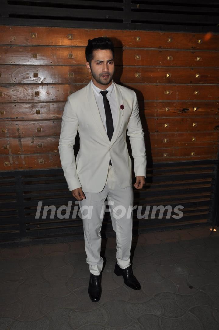 Varun Dhawan was at the 60th Britannia Filmfare Awards