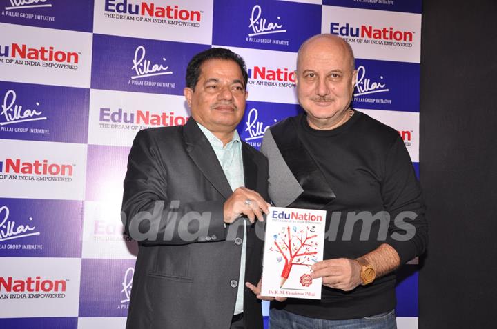 Anupam Kher at the Book Launch of EduNation - The Dream of An India Empowered