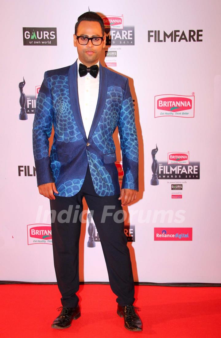 VJ Andy at the 60th Britannia Filmfare Awards