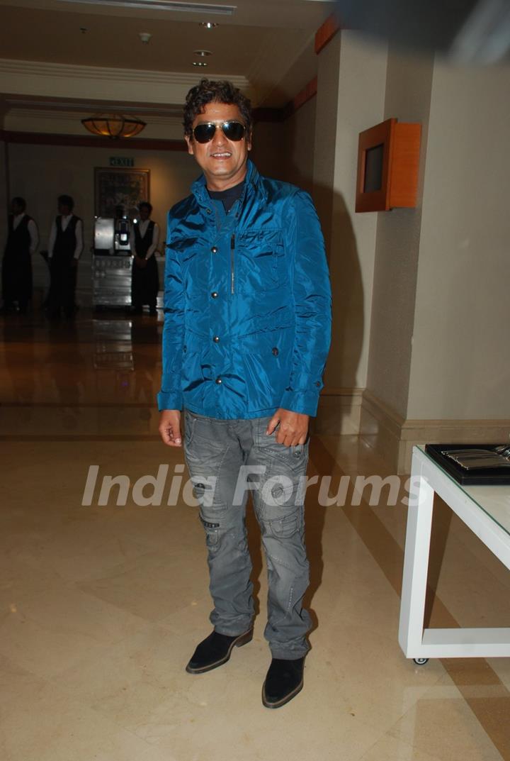 Aadesh Shrivastava poses for the media at Radio Mirchi Awards Jury Meet