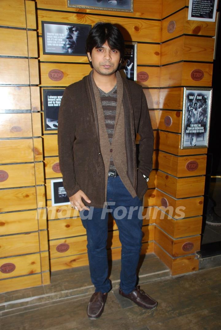 Ankit Tiwari poses for the media at the Music Launch of Badmashiyaan