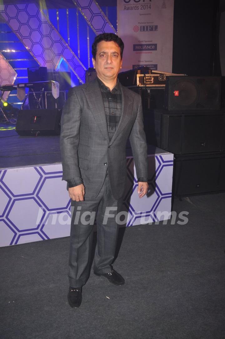 Sajid Nadiadwala poses for the media at CSR Awards