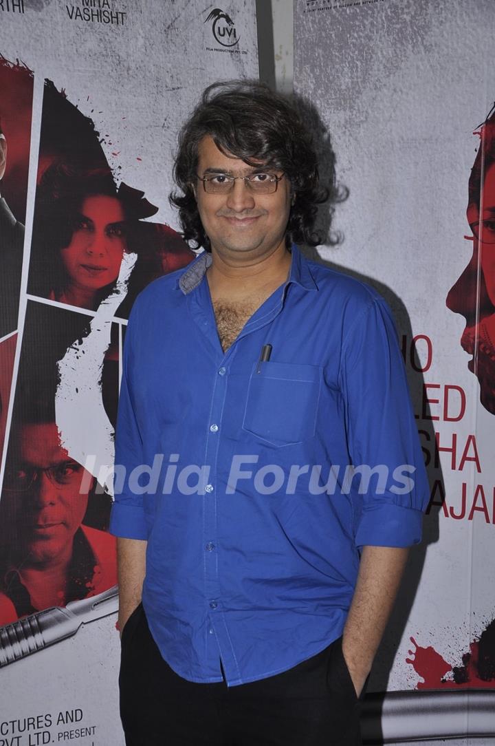 Manish Gupta poses for the media at the Promotions of Rahasya