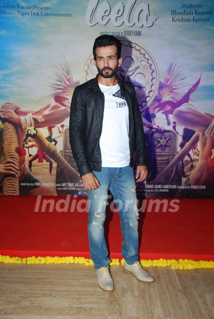 Jay Bhanushali poses for the media at the Trailer Launch of Leela