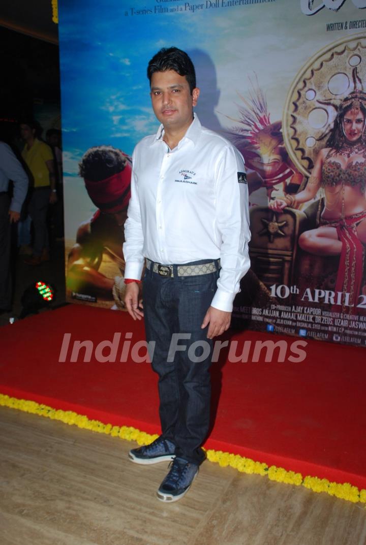 Bhushan Kumar poses for the media at the Trailer Launch of Leela