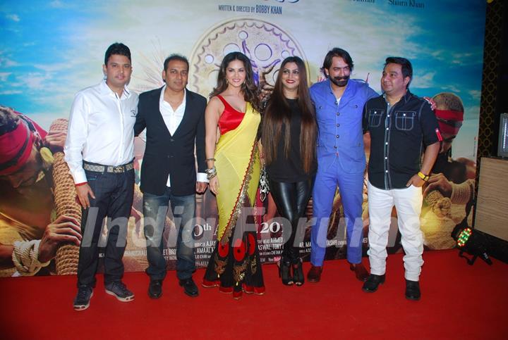 Team poses for the media at the Trailer Launch of Leela