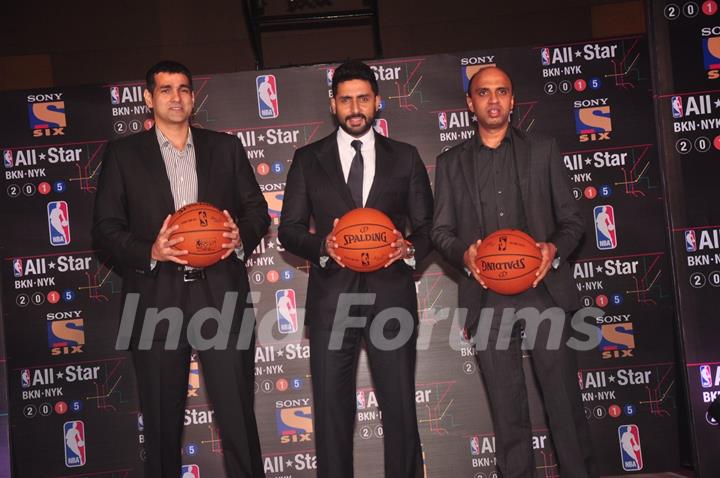 Abhishek Bachchan was at NBA All - Star 2015 Meet