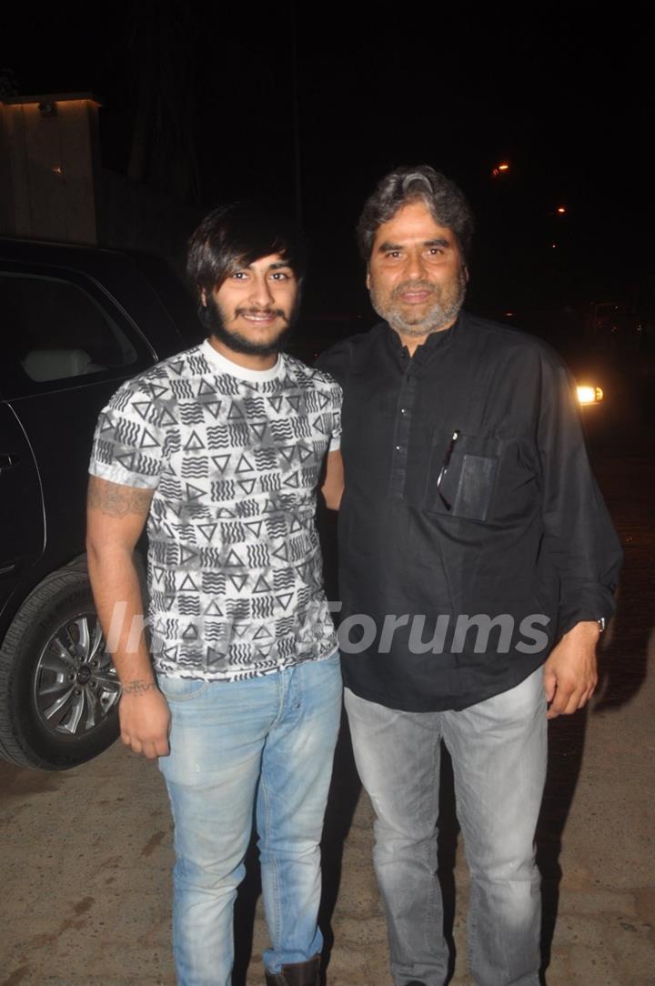 Vishal Bharadwaj poses for the media at the Success Bash of Queen