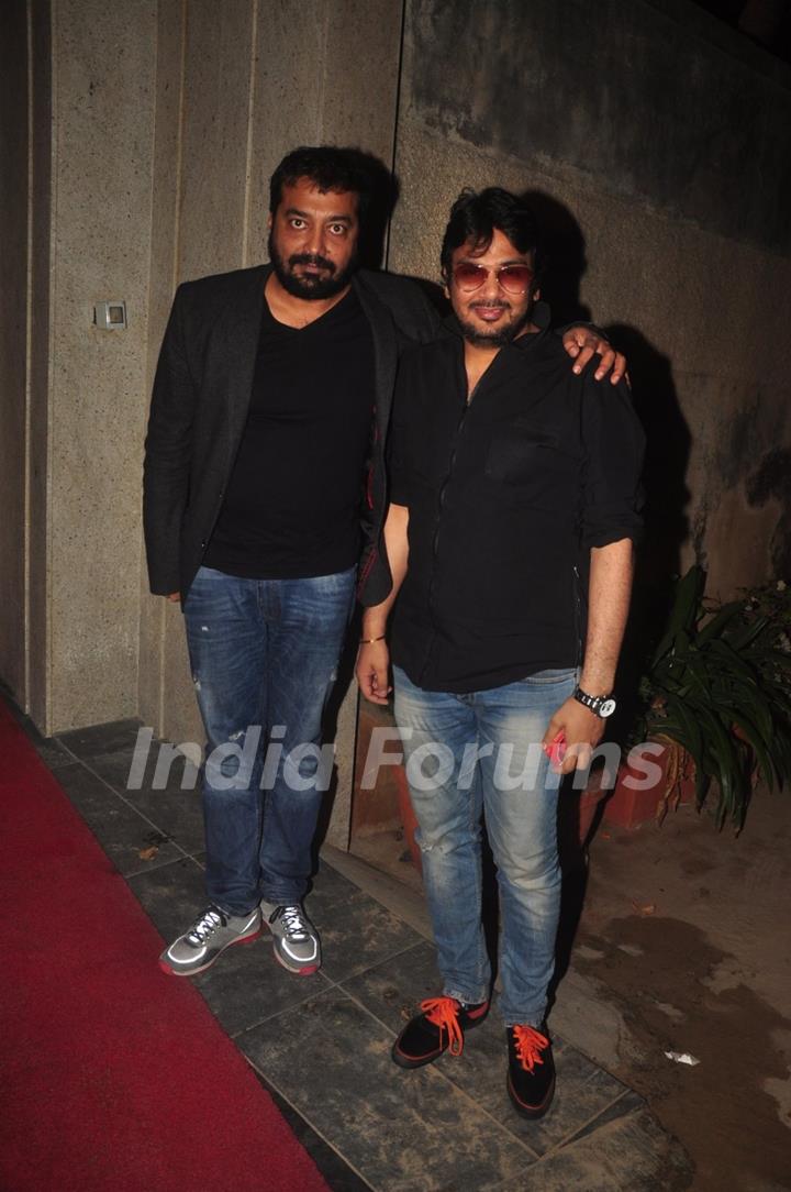 Anurag Kashyap poses for the media at the Success Bash of Queen