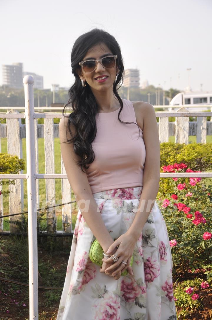 Nishka Lulla poses for the media at The Hello! Classic Cup 2015