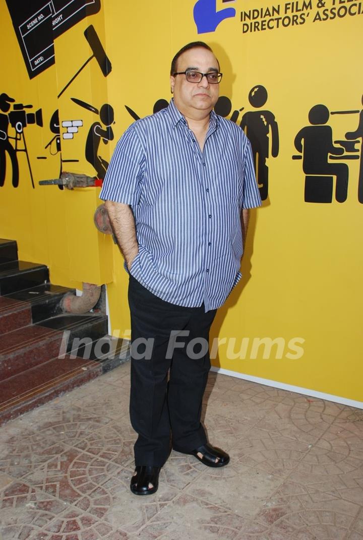 Rajkumar Santoshi poses for the media at IFTDA Office Opening