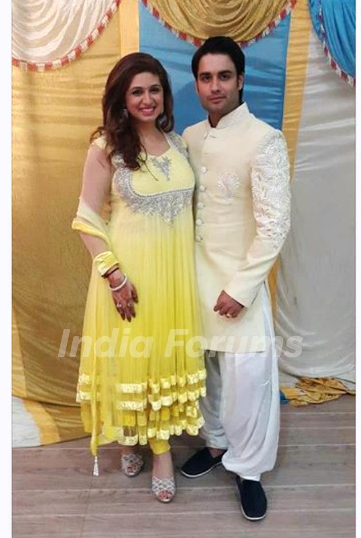 Vivian Dsena and Vahbbiz Dorabjee