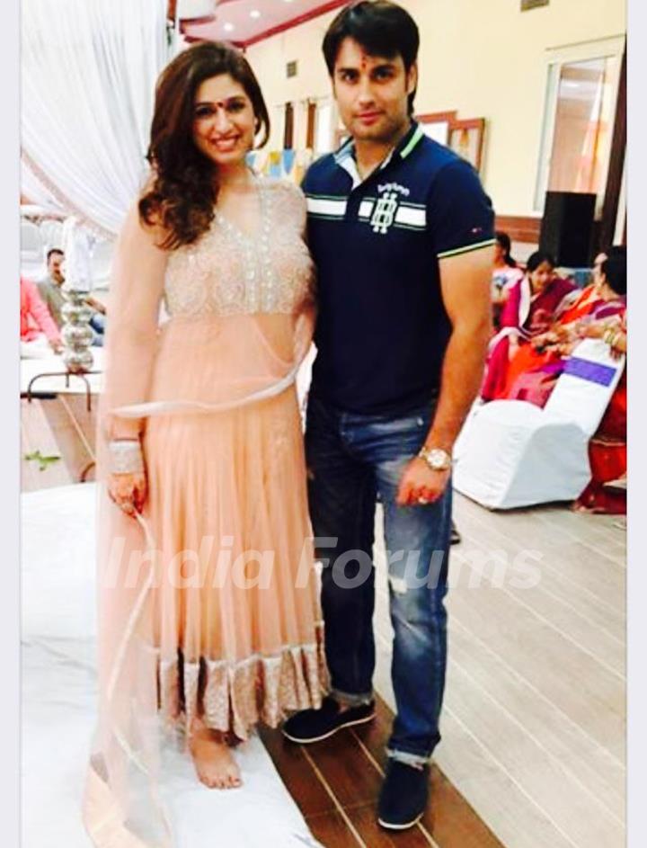 Vivian Dsena with Vahbbiz Dorabjee Dsena