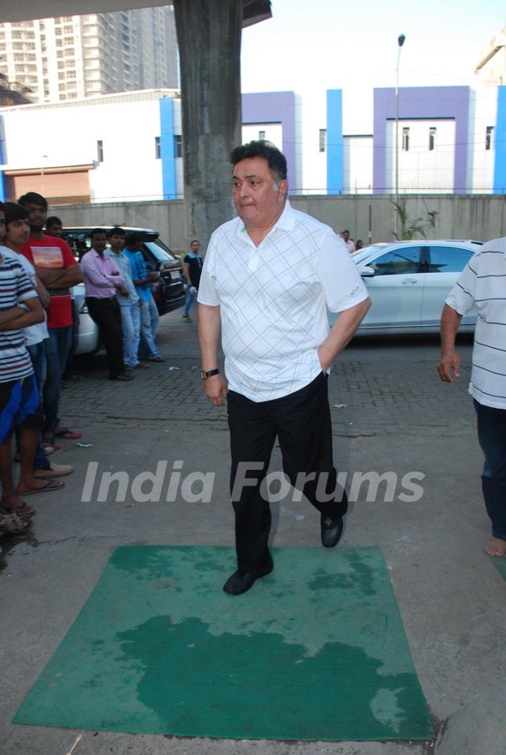 Rishi Kapoor was seen at Madan Mohan's Prayer Meet