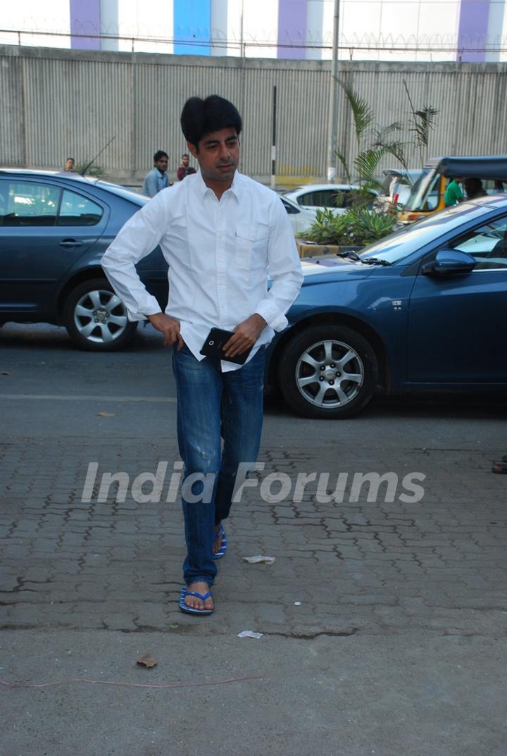 Sushant Singh at Madan Mohan's Prayer Meet