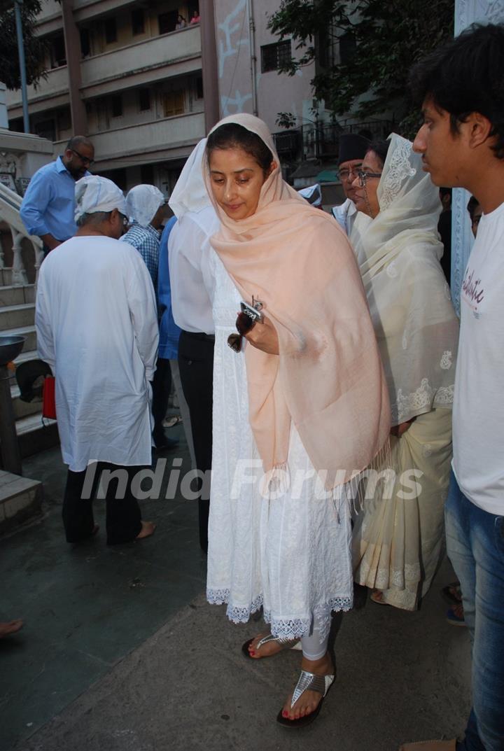 Manisha Koirala was at Madan Mohan's Prayer Meet