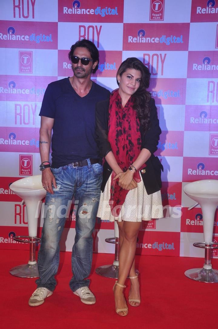 Arjun Rampal and Jacqueline Fernandes at the Promotions of Roy