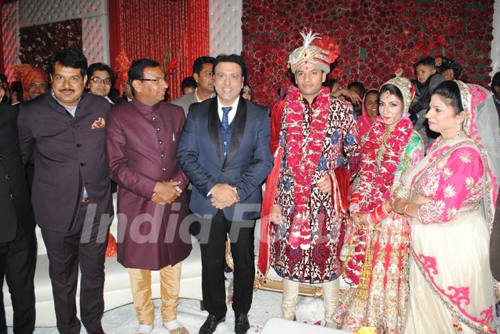 Govinda at Producer Krishna Choudhary's Daughter's Wedding