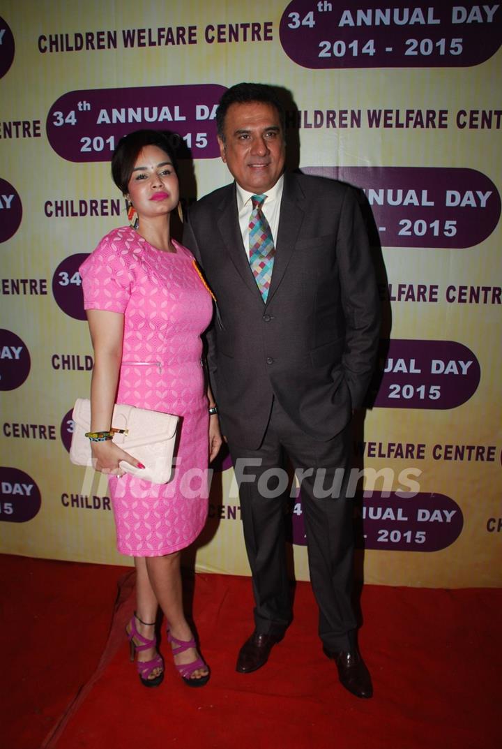 Boman Irani and Kavitta Verma at the Annual Day of Children's Welfare Centre High School