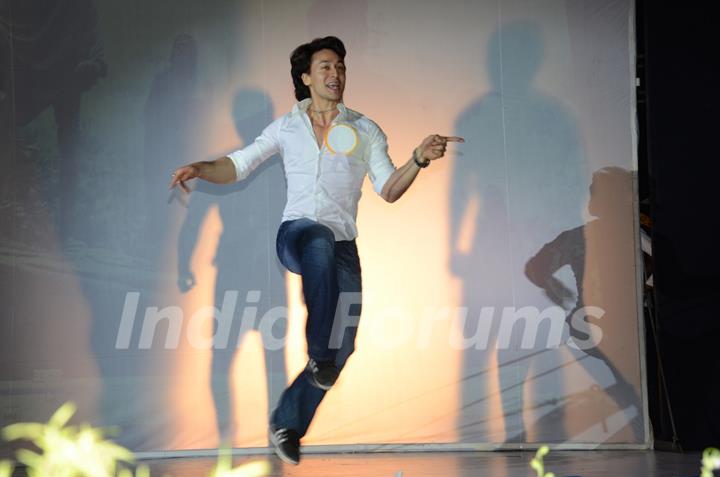 Tiger Shroff performs at the Annual Day of Children's Welfare Centre High School