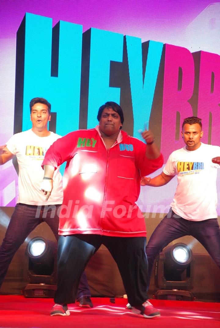 Ganesh Acharya performs at the Promotions of Hey Bro