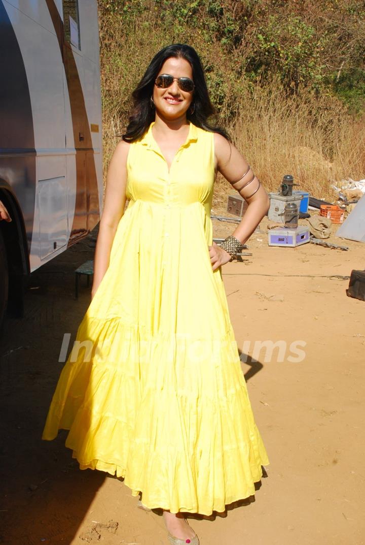 Sona Mohapatra at her Video Shoot