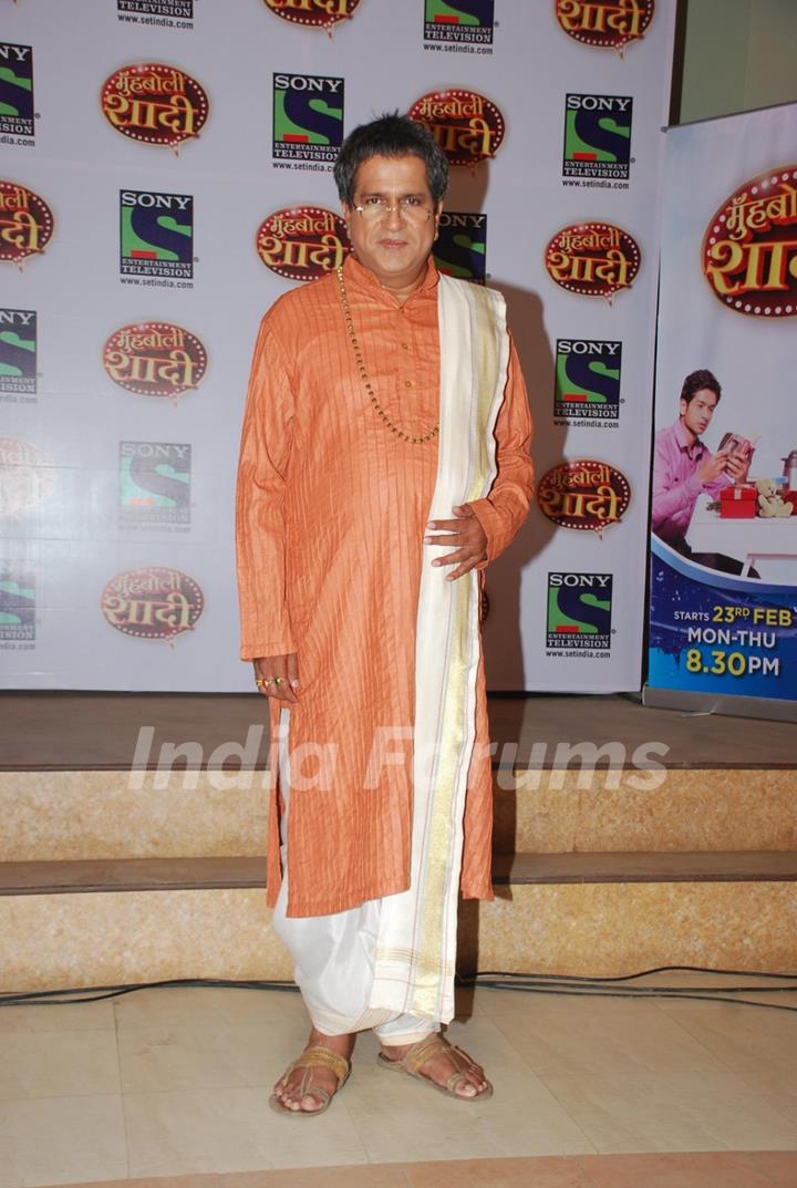 Darshan Jariwala poses for the media at the Launch of Mooh Boli Shaadi