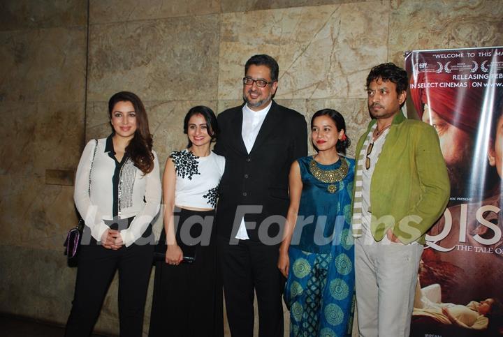 Team poses for the media at the Special Screening of Qissa