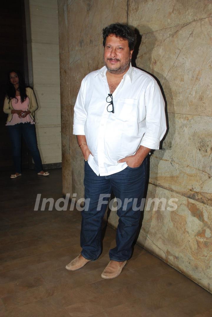 Tigmanshu Dhulia poses for the media at the Special Screening of Qissa