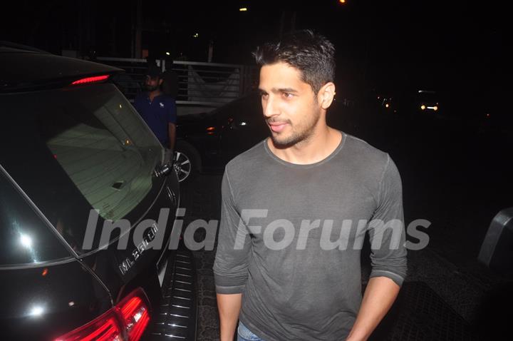 Sidharth Malhotra was snapped at PVR