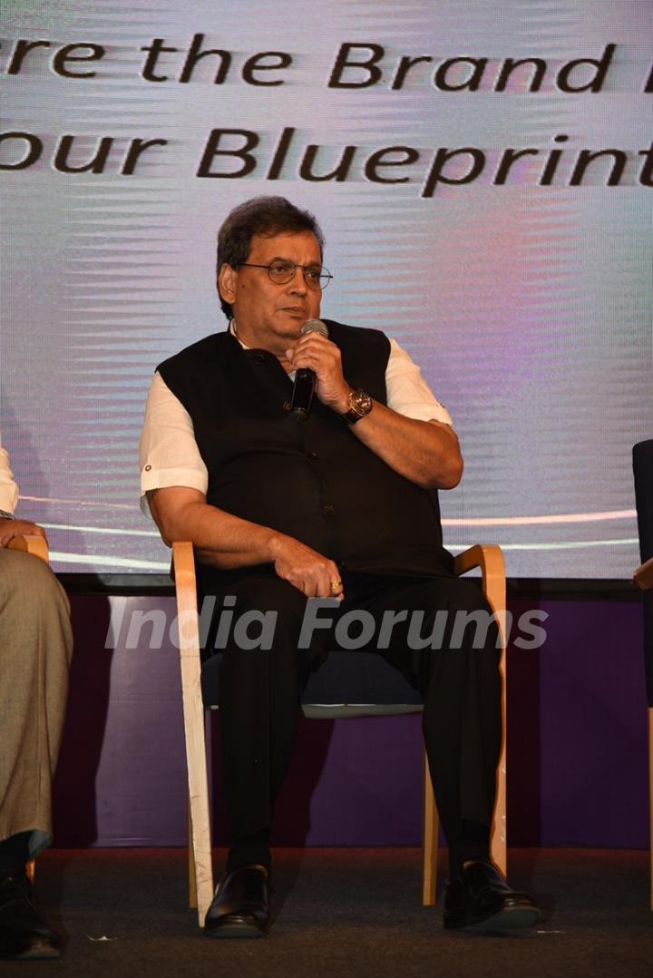 Subhash Ghai interacts with the audience at Brand Vision India 2020 Awards