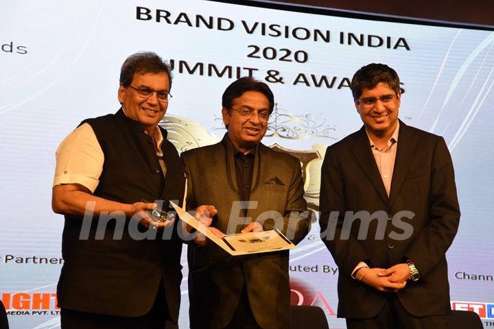 Subhash Ghai was felicitated at Brand Vision India 2020 Awards