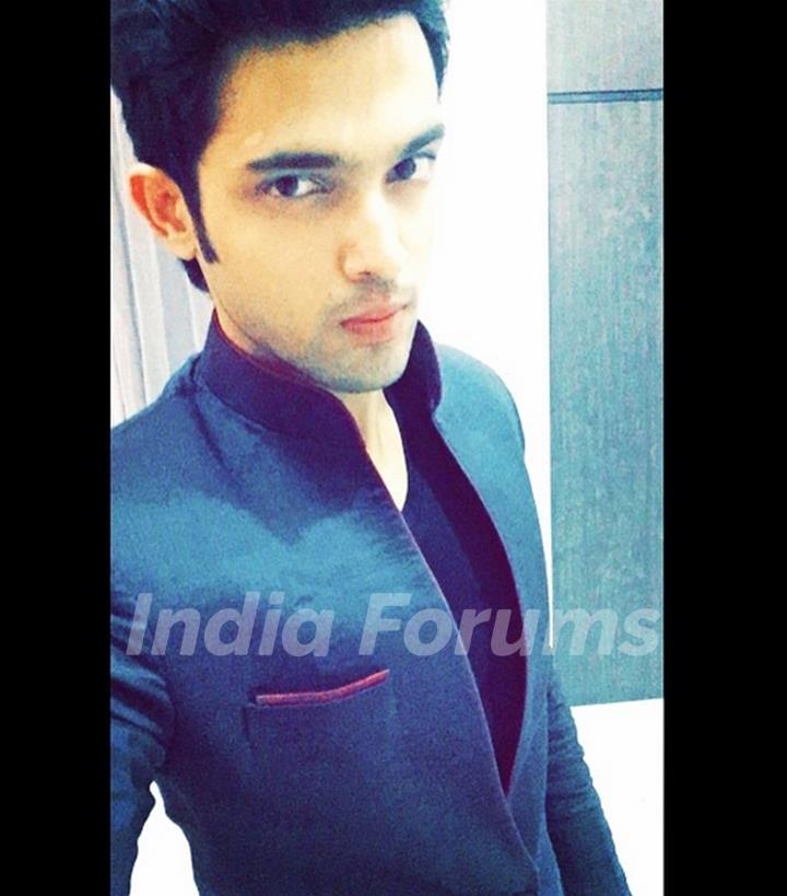 Parth Samthaan on the Sets