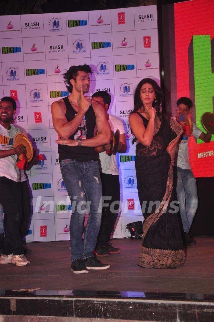 Hanif Hilal and Mahie Gill perform at the Grand Success Bash of Hey Bro's Music