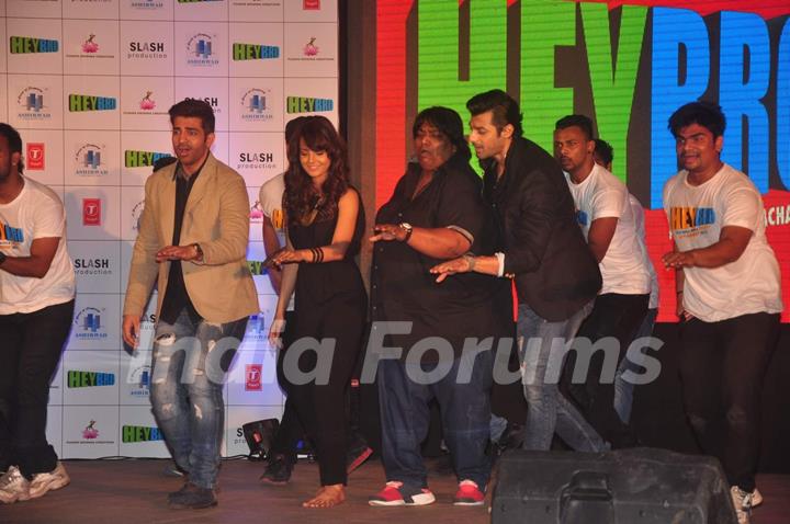 Team performs at the Grand Success Bash of Hey Bro's Music