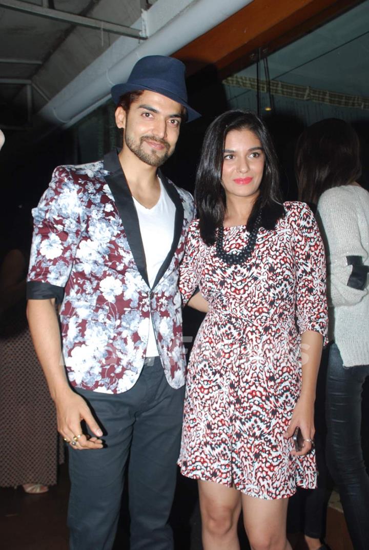 Gurmeet Choudhary with Pooja Gor at his Birthday Bash