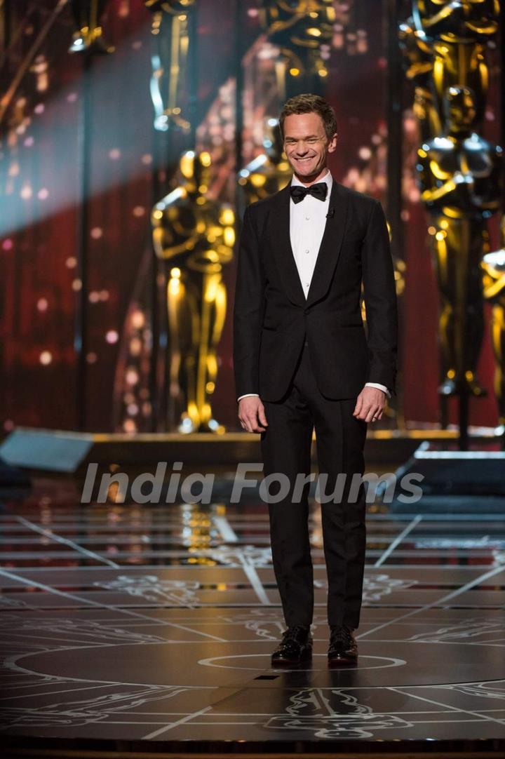 Neil Patrick Harris was snapped hosting the Oscars 2015